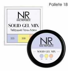 NR Твердые гель-лаки SOLID GEL MIX, Pallete 18 (325,358,051)