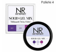 NR Твердые гель-лаки SOLID GEL MIX, Pallete 04 (321,331,156)