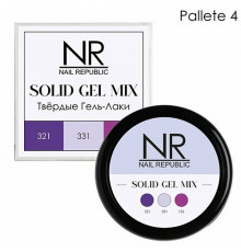 NR Твердые гель-лаки SOLID GEL MIX, Pallete 04 (321,331,156)