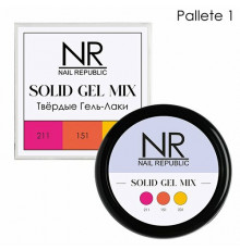 NR Твердые гель-лаки SOLID GEL MIX, Pallete 01 (211,151,231)