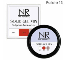NR Твердые гель-лаки SOLID GEL MIX, Pallete 13 (001,205,1063)