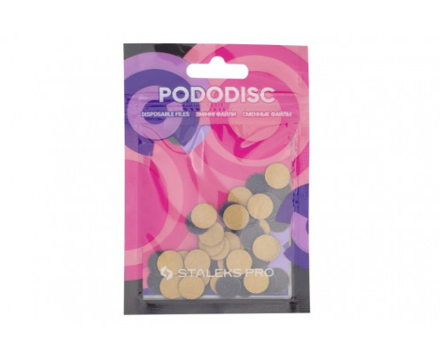 STALEKS, PDF-10-80 Сменные файлы PODODISC PRO XS 80грит 50шт (10мл)