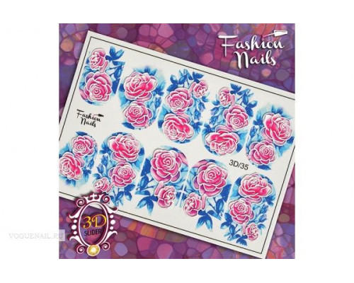 Слайдеры Fashion Nails 3D 035