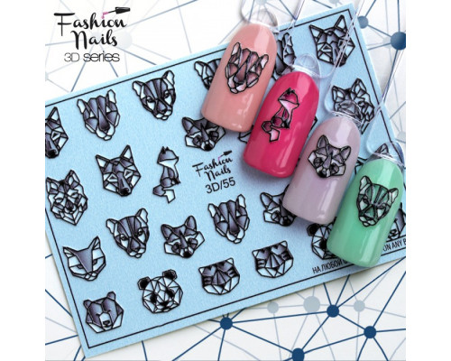 Слайдеры Fashion Nails 3D 055