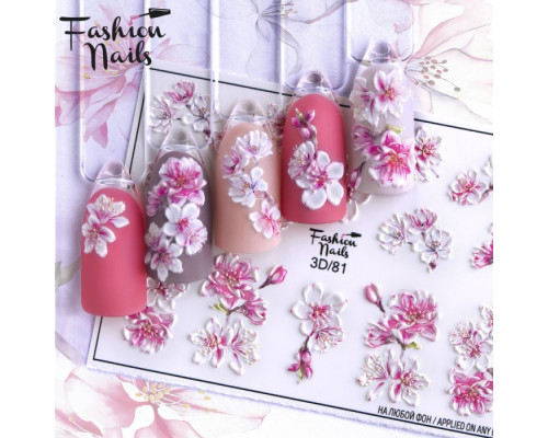 Слайдеры Fashion Nails 3D 081