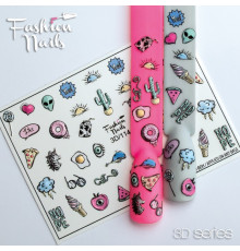 Слайдеры Fashion Nails 3D 114
