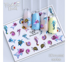Слайдеры Fashion Nails 3D crystal 023