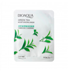 Маска для лица тканевая с экстрактом зеленого чая. Увлажняющая 25г. Bioaqua