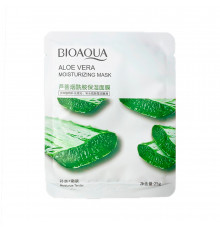 Маска для лица тканевая с экстрактом алоэ. Увлажняющая 25г. Bioaqua