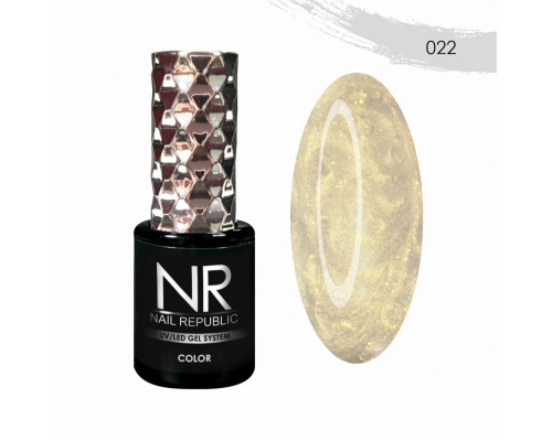NR-022 Гель-лак, PEARL PRINT Жемчужно-сияющий (10 мл)