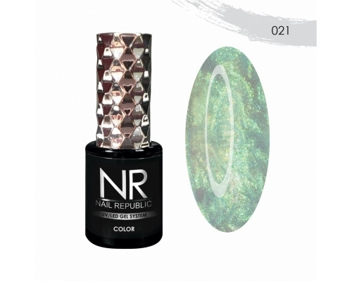NR-021 Гель-лак, PEARL PRINT Жемчужно-сияющий (10 мл)