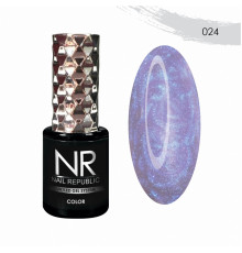 NR-024 Гель-лак, PEARL PRINT Жемчужно-сияющий (10 мл)