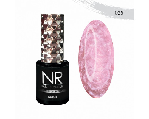 NR-025 Гель-лак, PEARL PRINT Жемчужно-сияющий (10 мл)