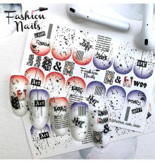 Слайдеры Fashion Nails White 089