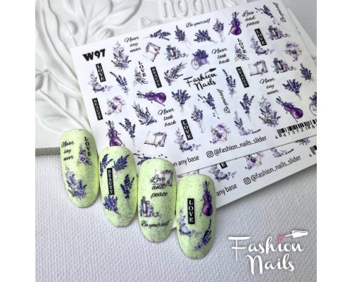 Слайдеры Fashion Nails White 097