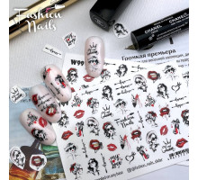 Слайдеры Fashion Nails White 099