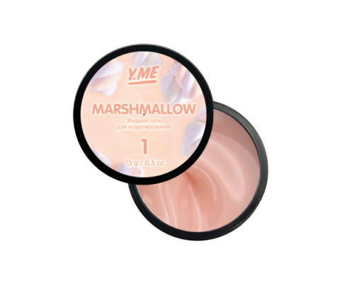 Y.me Жидкий гель Marshmallow 01, 15 гр