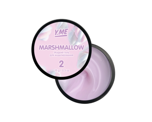 Y.me Жидкий гель Marshmallow 02, 15 гр