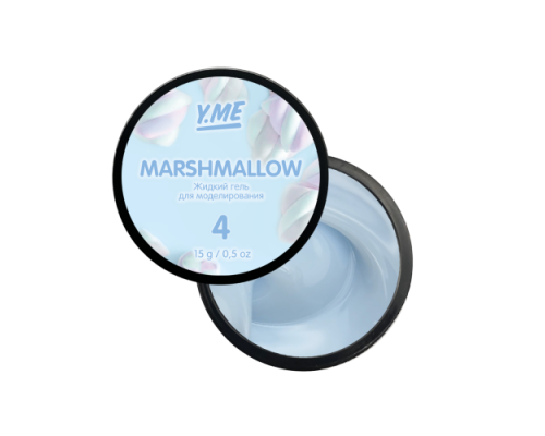 Y.me Жидкий гель Marshmallow 04, 15 гр