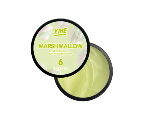 Y.me Жидкий гель Marshmallow 06, 15 гр