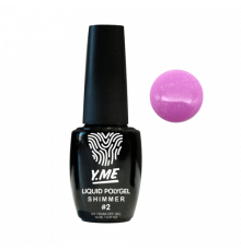 Y.me Жидкий полигель с шиммером 02, 14ml