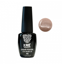 Y.me Жидкий полигель с шиммером 08, 14ml