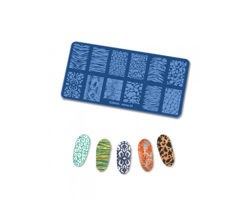Пластина для стемпинга 6*12 Fornail stamp 03