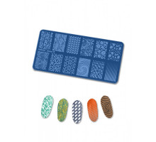 Пластина для стемпинга 6*12 Fornail stamp 18