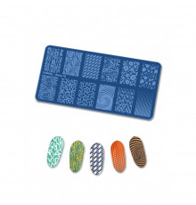 Пластина для стемпинга 6*12 Fornail stamp 18