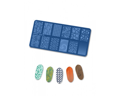 Пластина для стемпинга 6*12 Fornail stamp 18